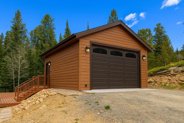 a view of a house with a balcony