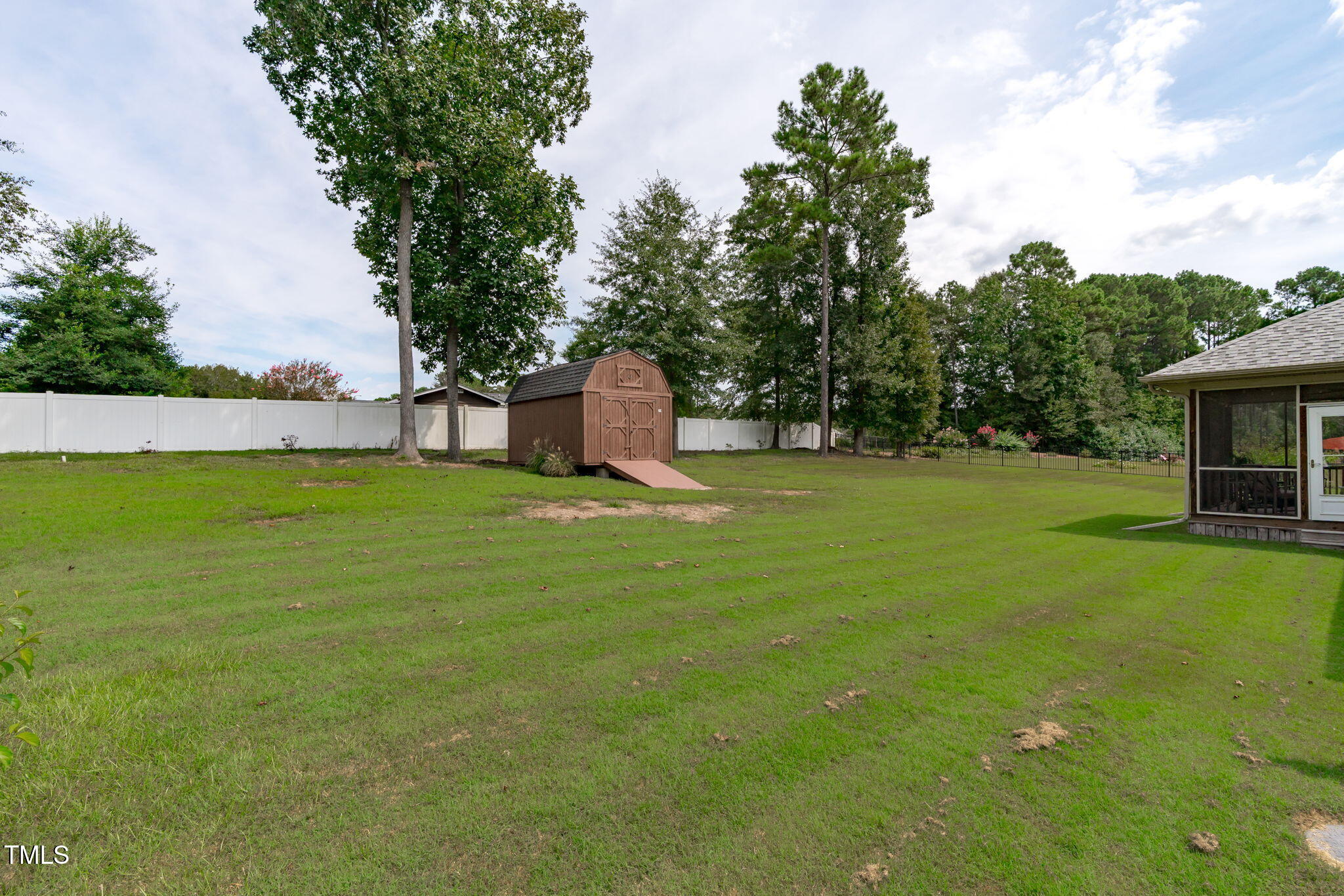 90 Cypress Ridge Way. Willow Spring, NC 27592 - Photo 41 of 52 Storage shed, room to run, play, and garden.