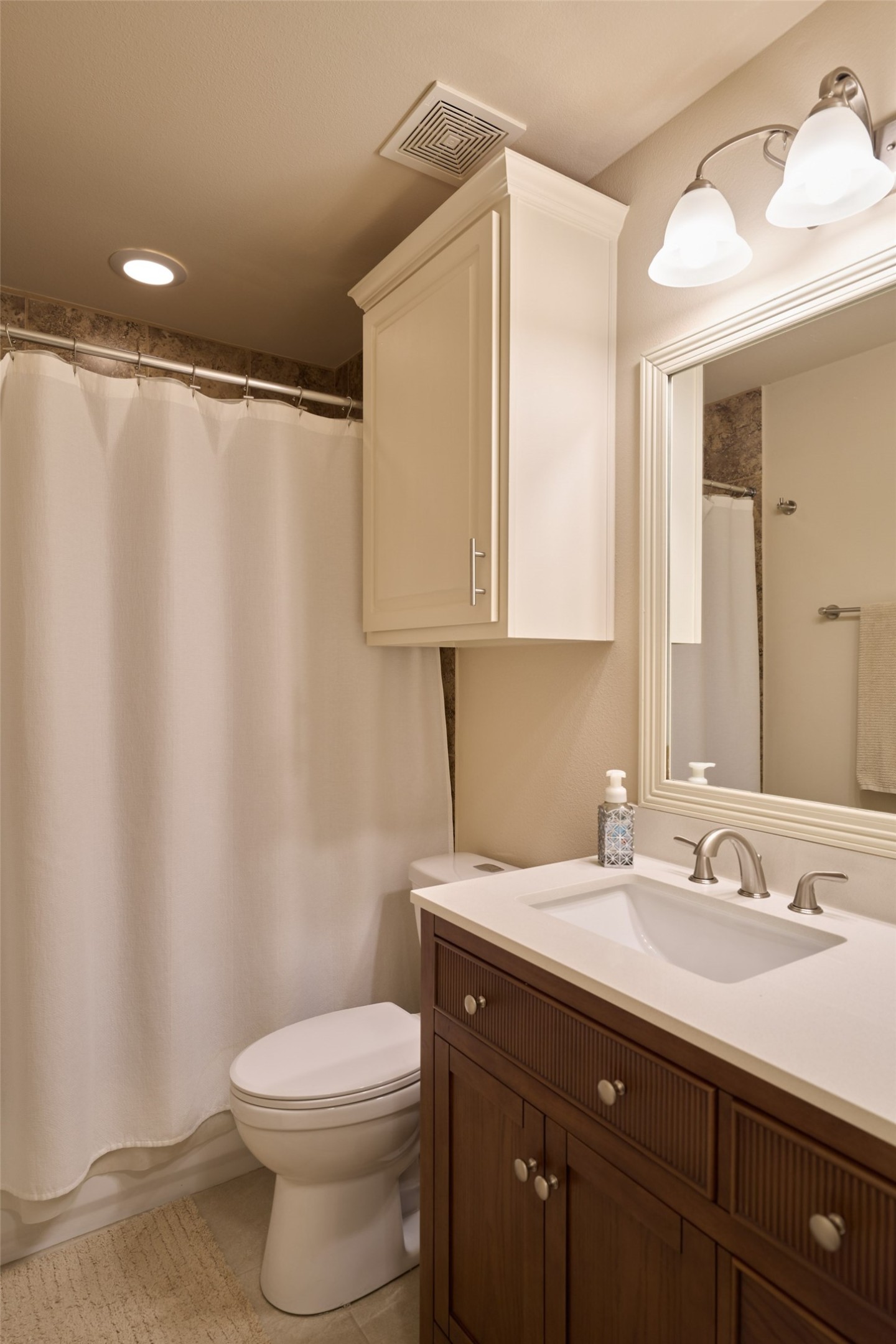 2706 Berners-Lee Avenue Spring, TX 77381 - Photo 35 of 43 The full bath up has a new vanity, floor tile and toilet.