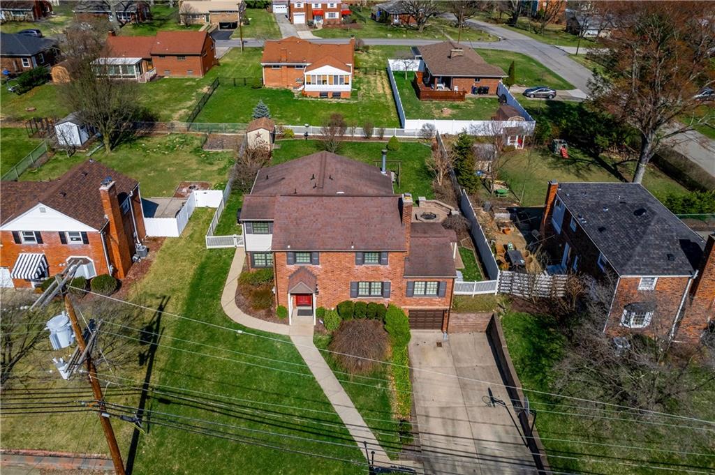 502 Nichols Road Pittsburgh, PA 15237 - Photo 2 of 46 an aerial view of multiple houses with yard