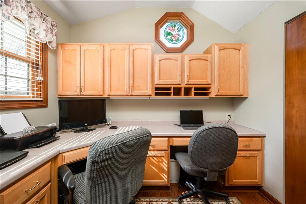 502 Nichols Road Pittsburgh, PA 15237 - Photo 28 of 46 a view of a workspace with furniture and a window