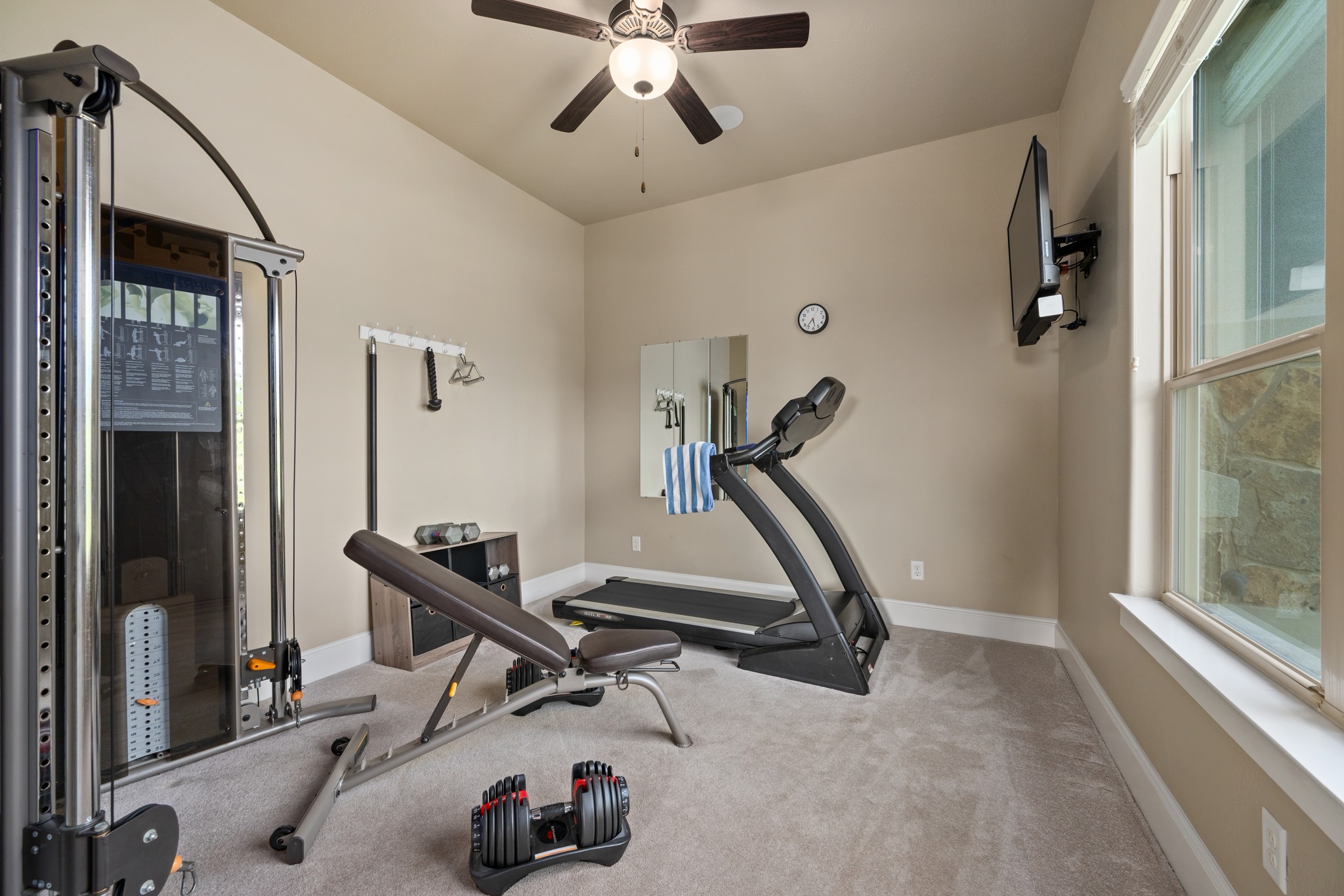 204 Wilderness Trail Georgetown, TX 78633 - Photo 22 of 38 a view of a room with gym equipment