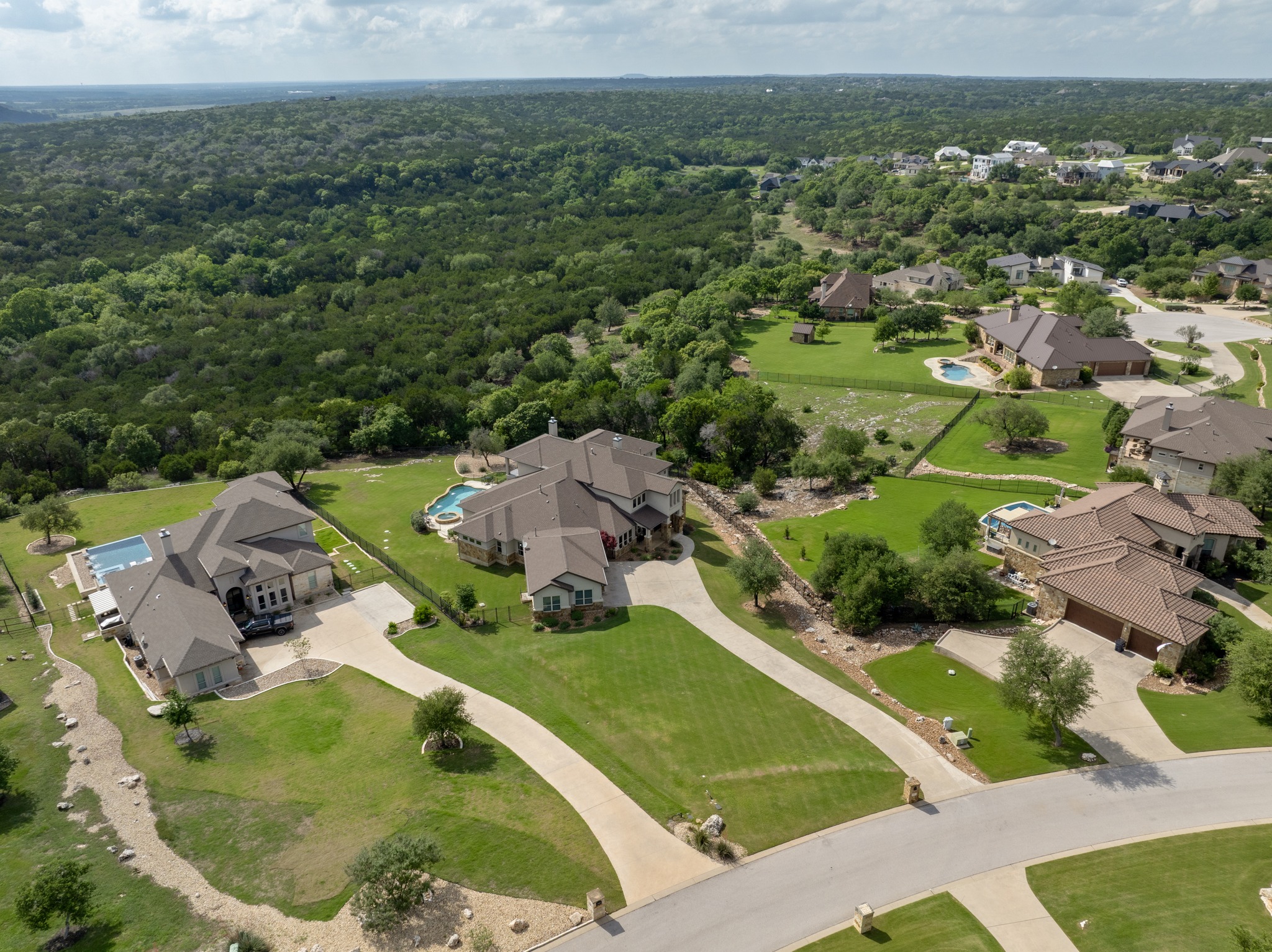 204 Wilderness Trail Georgetown, TX 78633 - Photo 38 of 38 an aerial view of a house