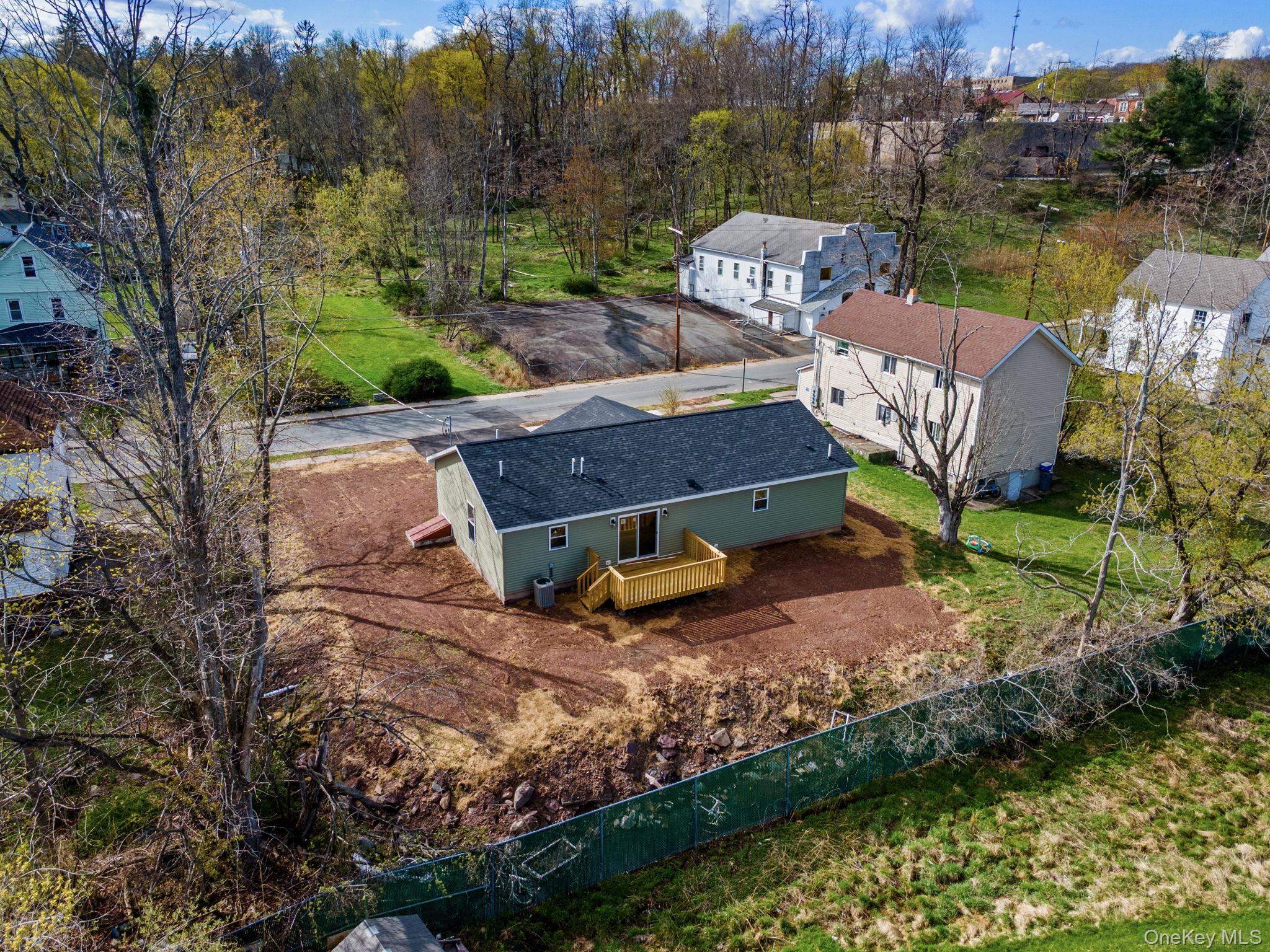 23 Spring Street Monticello, NY 12701 - Photo 33 of 44 an aerial view of a house with garden space and lake view