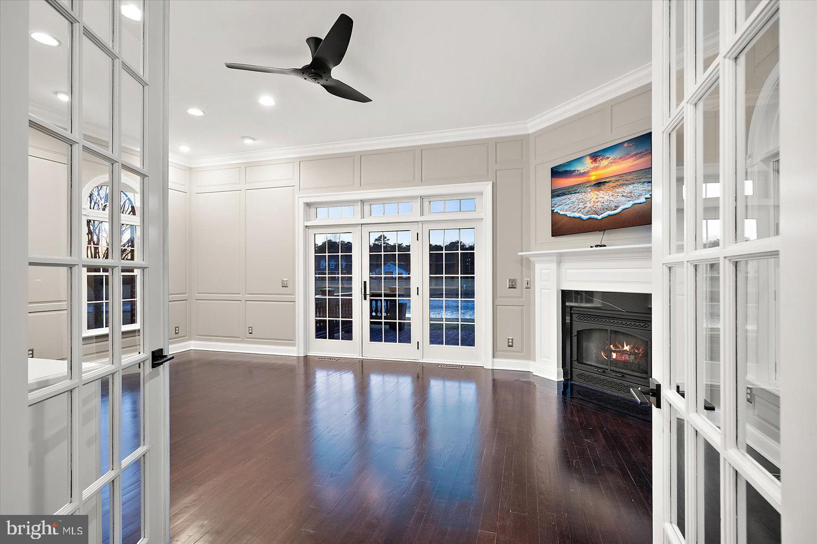 4218 Harmony Road Preston, MD 21655 - Photo 27 of 127 Oversized office with fireplace and a brick patio