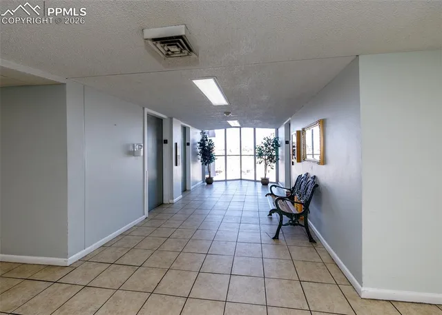 a front view of a building