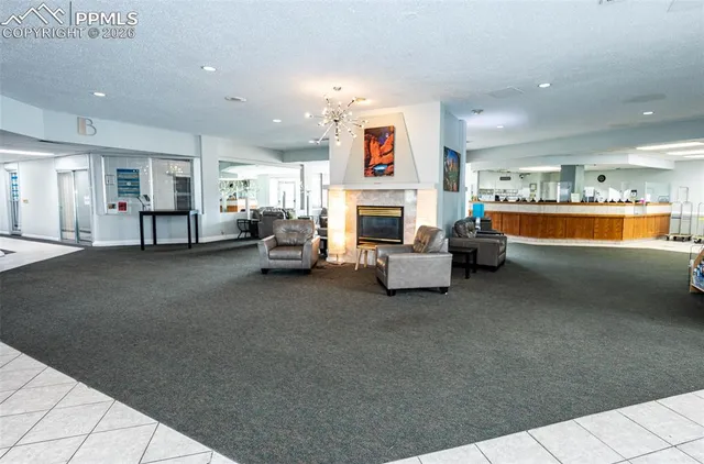 a living room filled with furniture