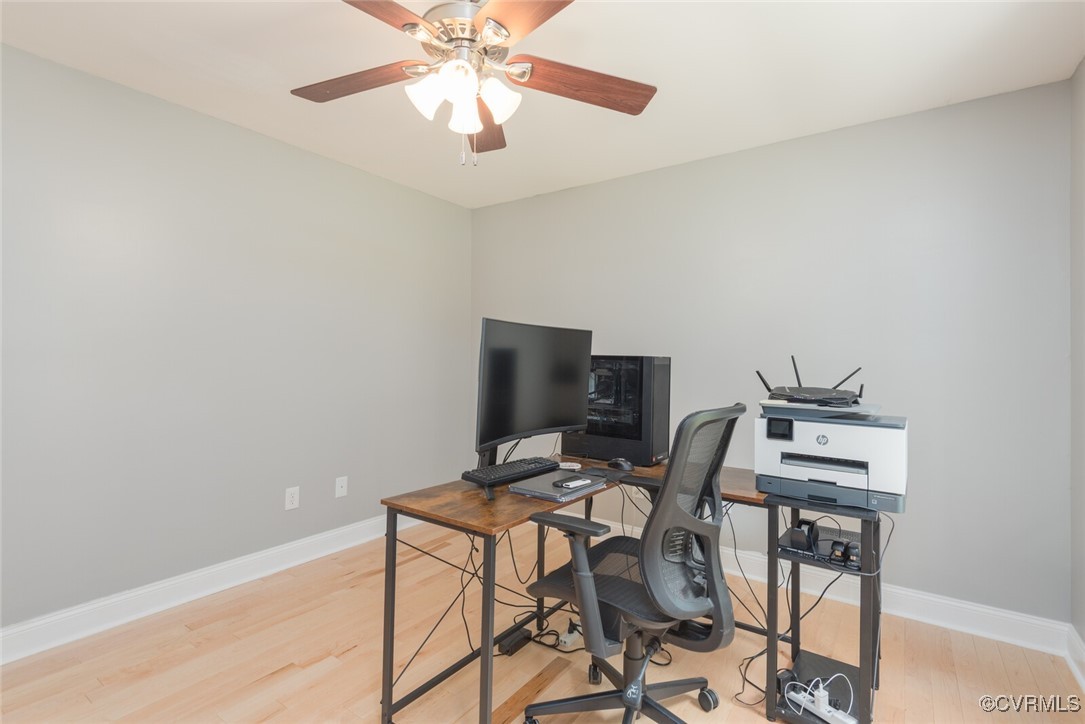 7313 Key Deer Circle Midlothian, VA 23112 - Photo 13 of 45 a workspace with chandelier
