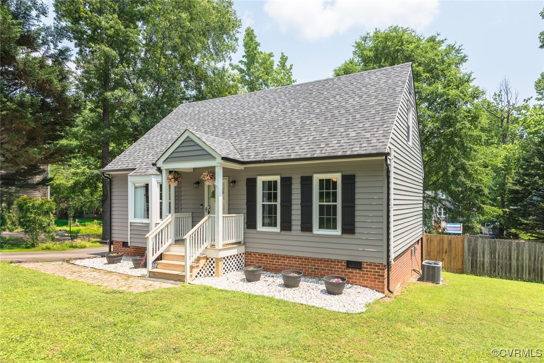7313 Key Deer Circle Midlothian, VA 23112 - Photo 41 of 45 a view of a house with backyard porch and sitting area
