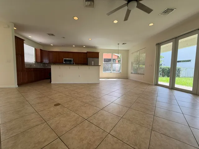 a view of a electric appliances in a room
