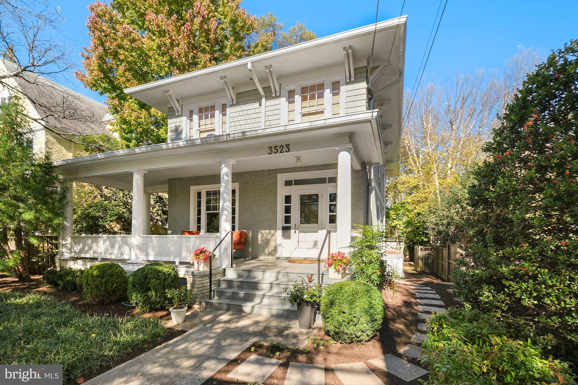 3523 Bradley Lane Chevy Chase, MD 20815 - Photo 2 of 28 Front elevation oozes vintage charm