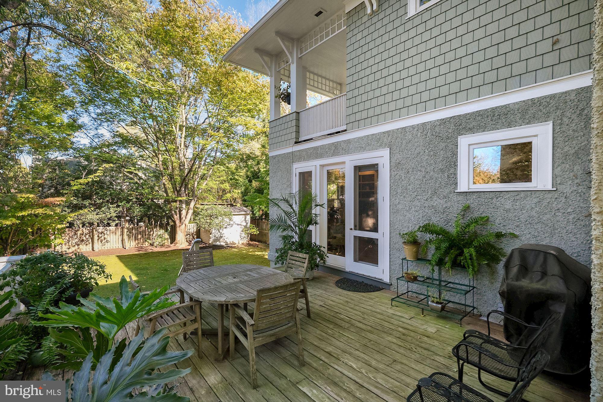 3523 Bradley Lane Chevy Chase, MD 20815 - Photo 24 of 28 Wonderful deck off the family room