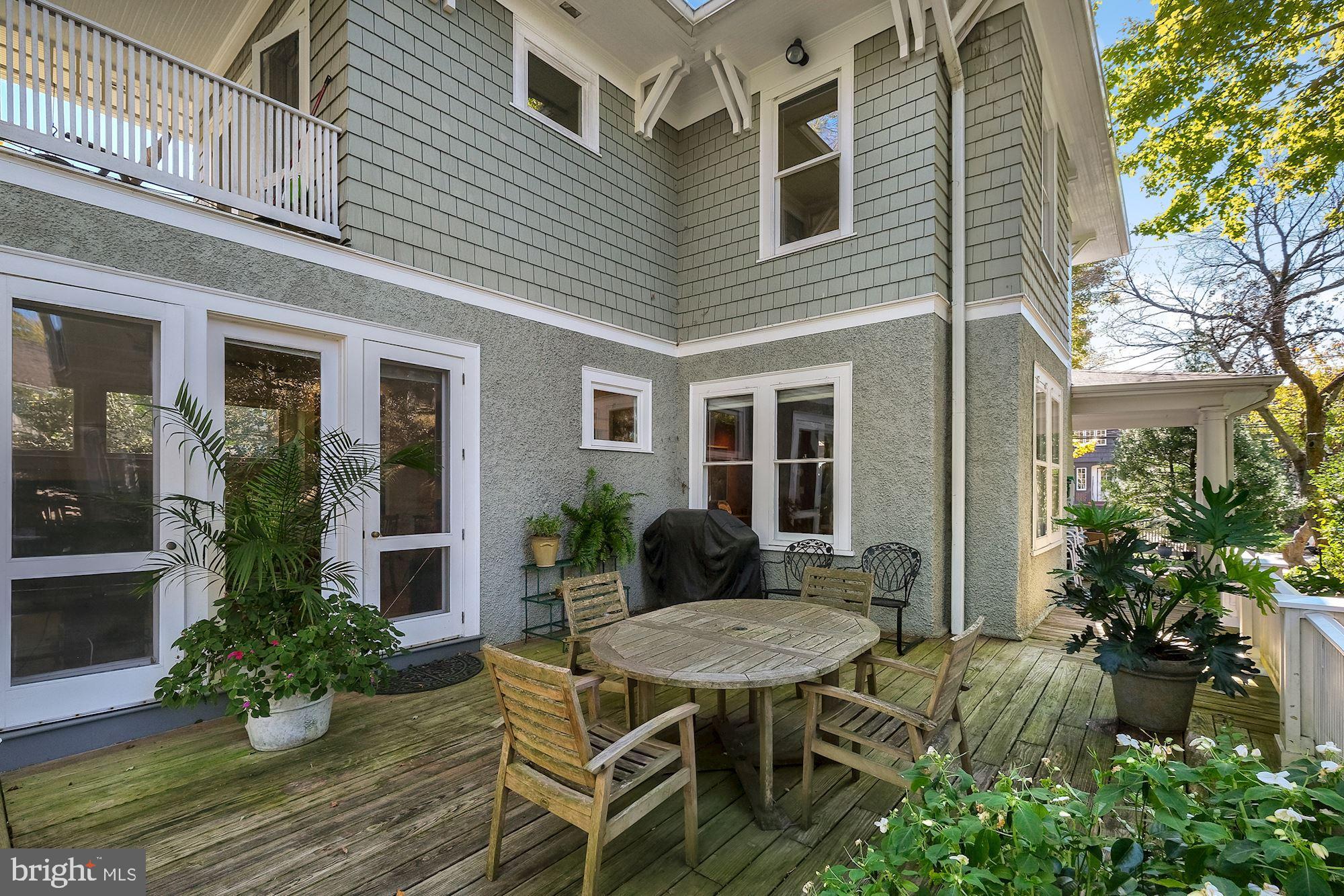 3523 Bradley Lane Chevy Chase, MD 20815 - Photo 25 of 28 Deck wraps back to front porch