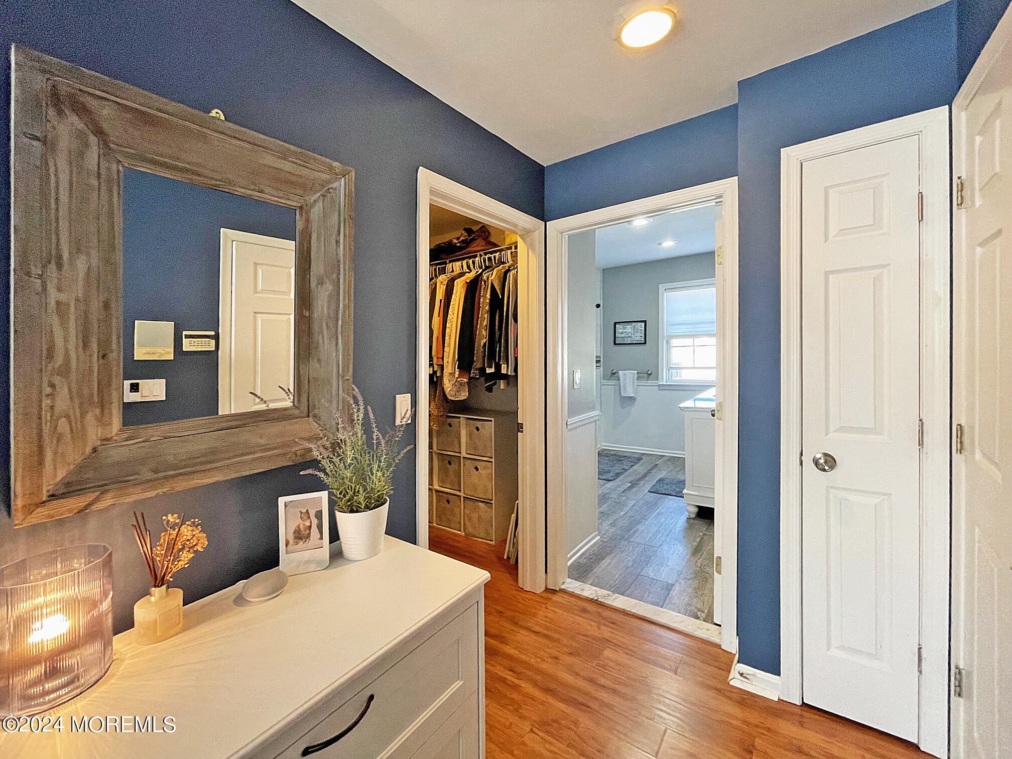 139 3rd Street, Unit 2 Keyport, NJ 07735 - Photo 19 of 36 a en suite bathroom with a granite countertop sink and a mirror