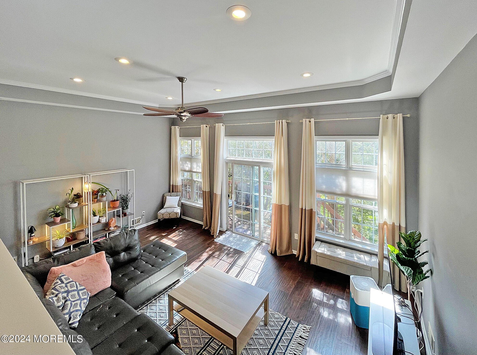 139 3rd Street, Unit 2 Keyport, NJ 07735 - Photo 25 of 36 a living room with furniture and wooden floor
