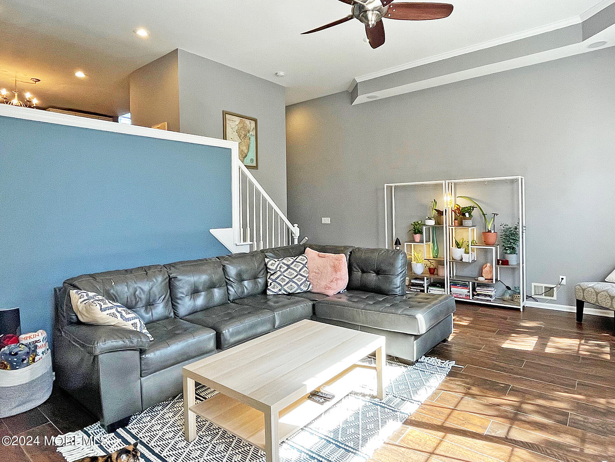 139 3rd Street, Unit 2 Keyport, NJ 07735 - Photo 26 of 36 a living room with furniture and wooden floor