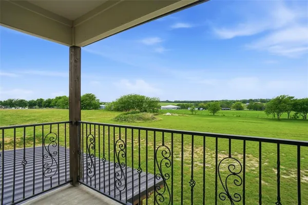 a view of balcony with outdoor space