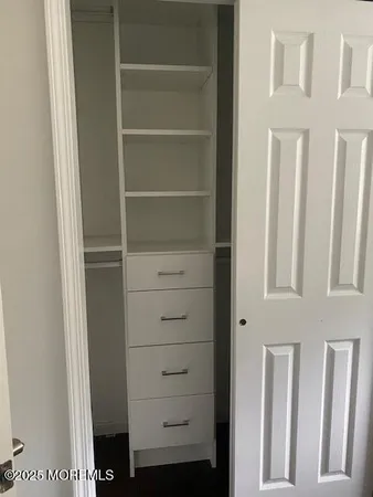 a view of walk in closet