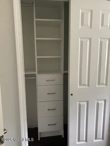 a view of walk in closet
