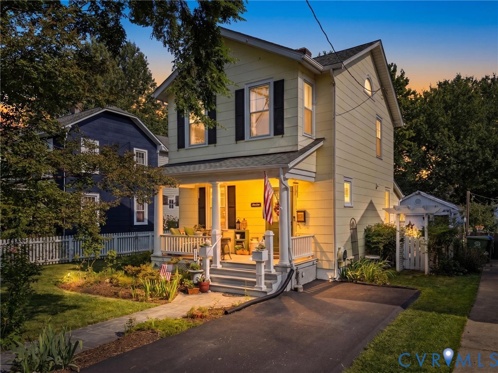 1812 Seddon Road Richmond, VA 23227 - Photo 1 of 56 Cream-colored exterior featuring black shutters an