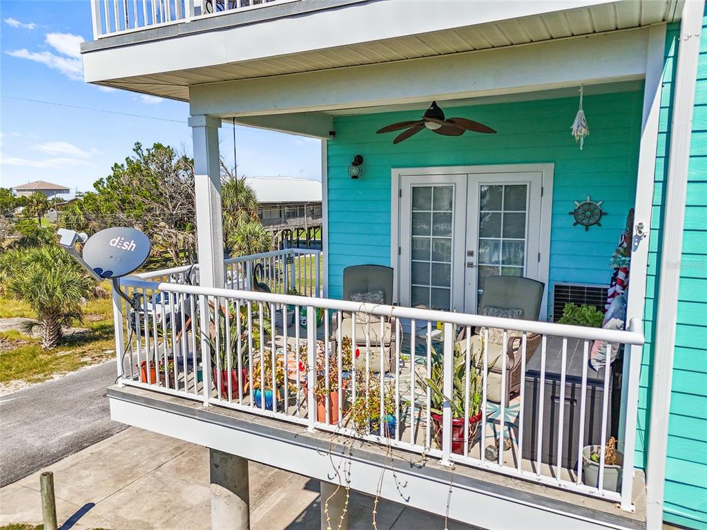 502 Main Street, Unit 112 Horseshoe Beach, FL 32648 - Photo 28 of 45 a view of a balcony