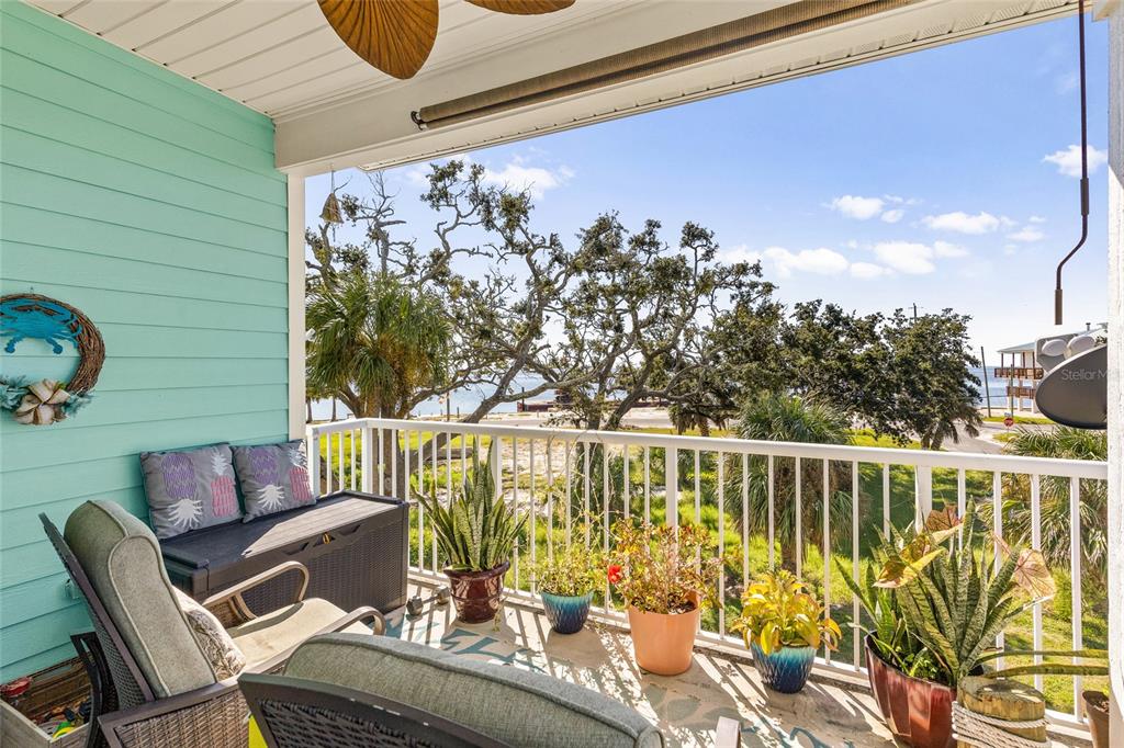 502 Main Street, Unit 112 Horseshoe Beach, FL 32648 - Photo 3 of 45 a view of balcony with furniture
