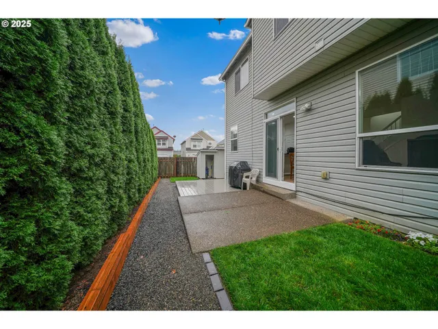 a view of outdoor space and yard