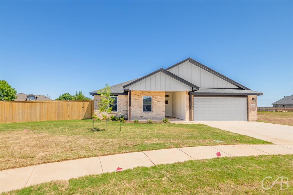 3698 Yamini Drive Abilene, TX 79606 - Photo 1 of 1 a house view with a outdoor space