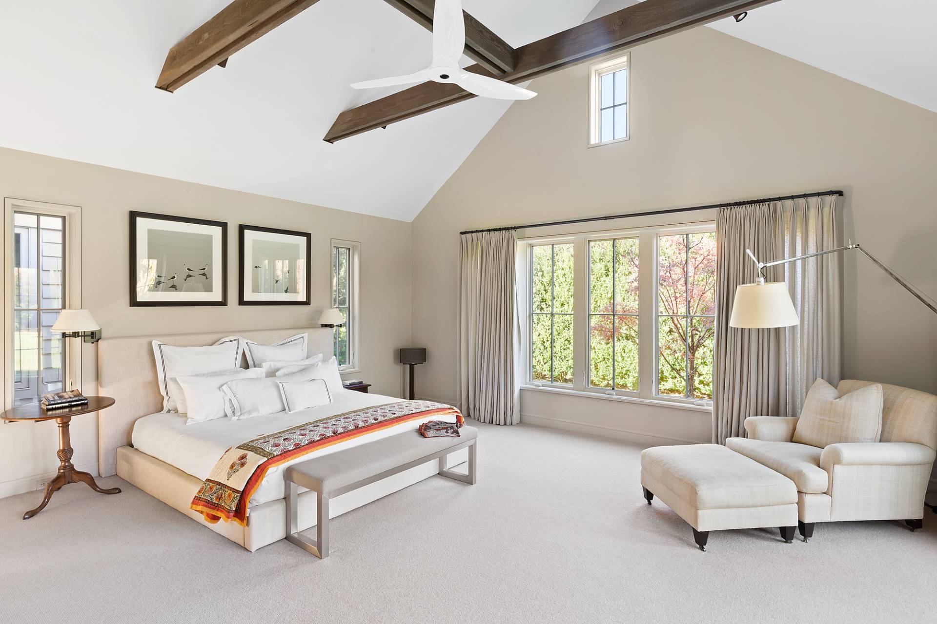 467 Further Lane Amagansett, NY 11930 - Photo 14 of 23 a bed room with a bed and a couch