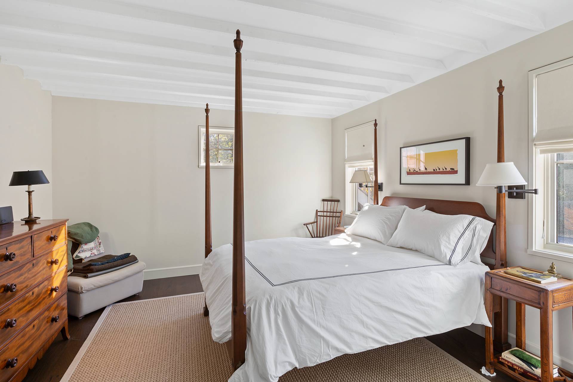 467 Further Lane Amagansett, NY 11930 - Photo 16 of 23 a bedroom with a bed and wooden floor