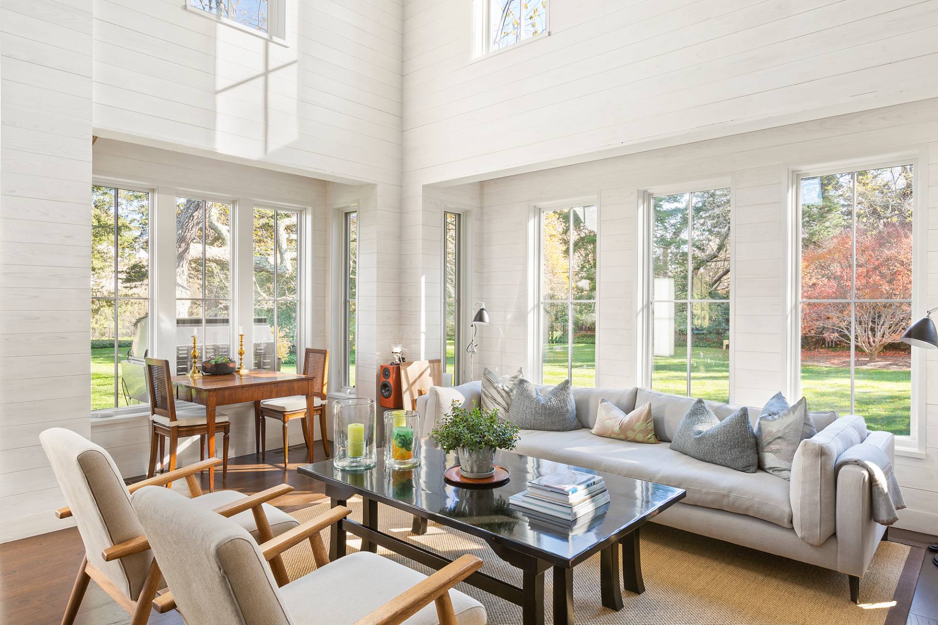 467 Further Lane Amagansett, NY 11930 - Photo 7 of 23 a living room with furniture and a large window
