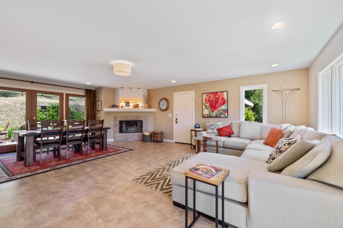 481 Maher Road Watsonville, CA 95076 - Photo 15 of 34 a living room with furniture and a fireplace