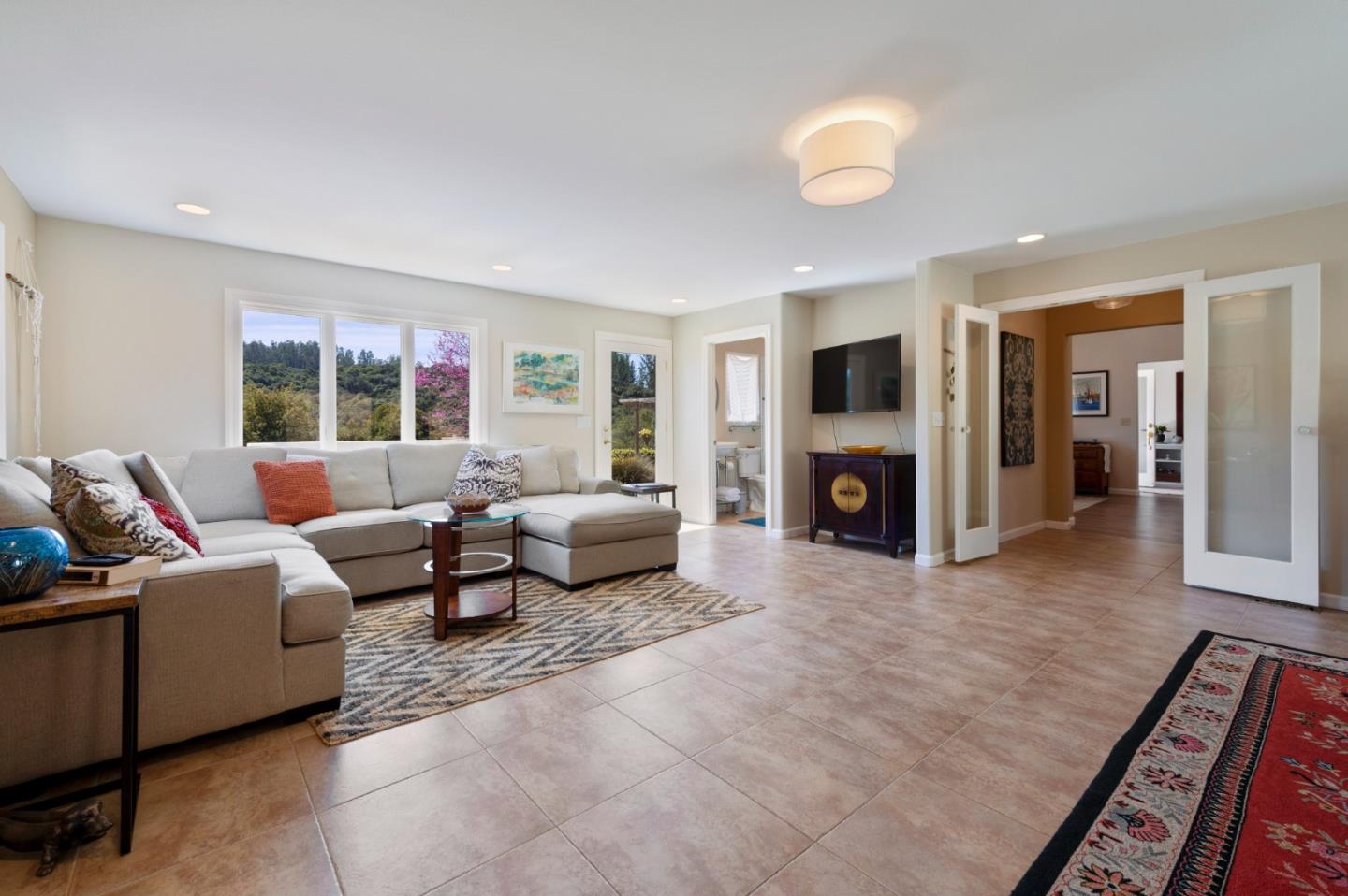 481 Maher Road Watsonville, CA 95076 - Photo 16 of 34 a living room with furniture and a fireplace