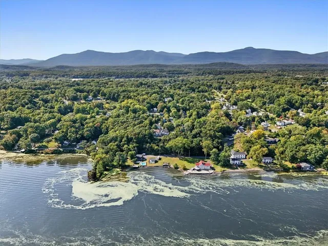 a view of a city with sunset view