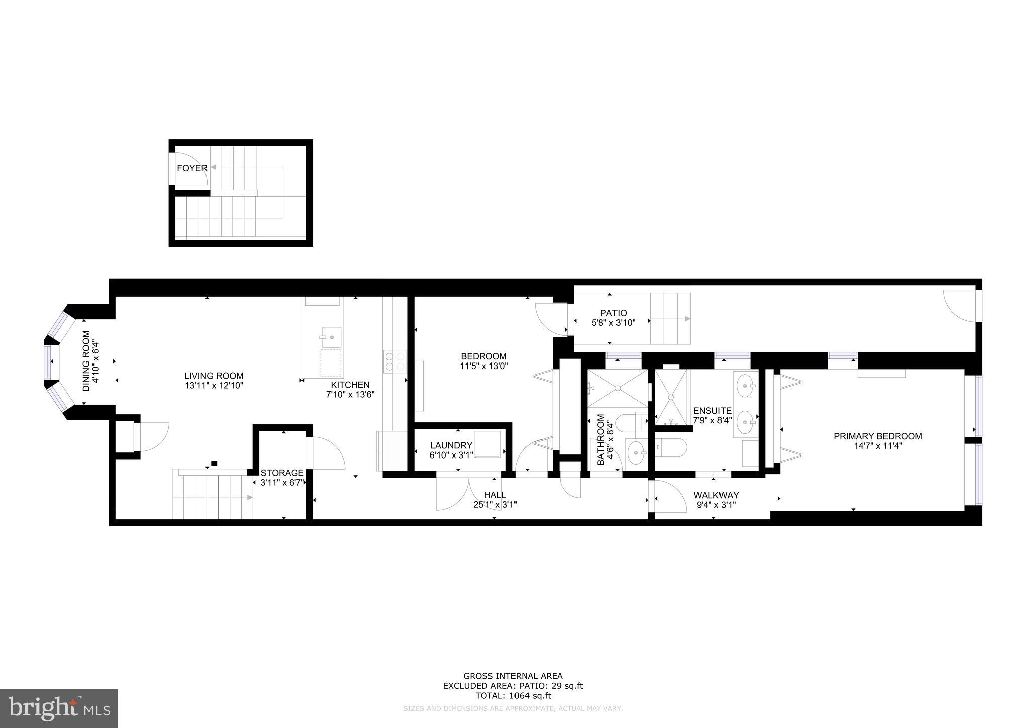 1324 W Street Northwest, Unit 1 Washington, DC 20009 - Photo 35 of 37 a picture of a floor plan