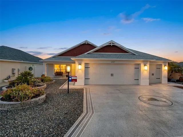 a house view with a outdoor space