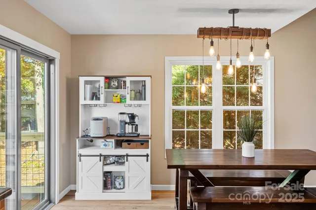 a room with furniture and a window