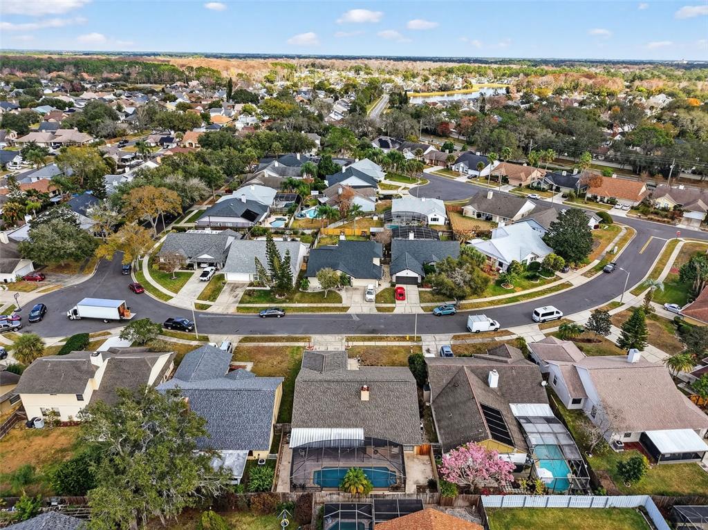 562 Hassocks Loop Lake Mary, FL 32746 - Photo 34 of 34 an aerial view of residential houses with outdoor space