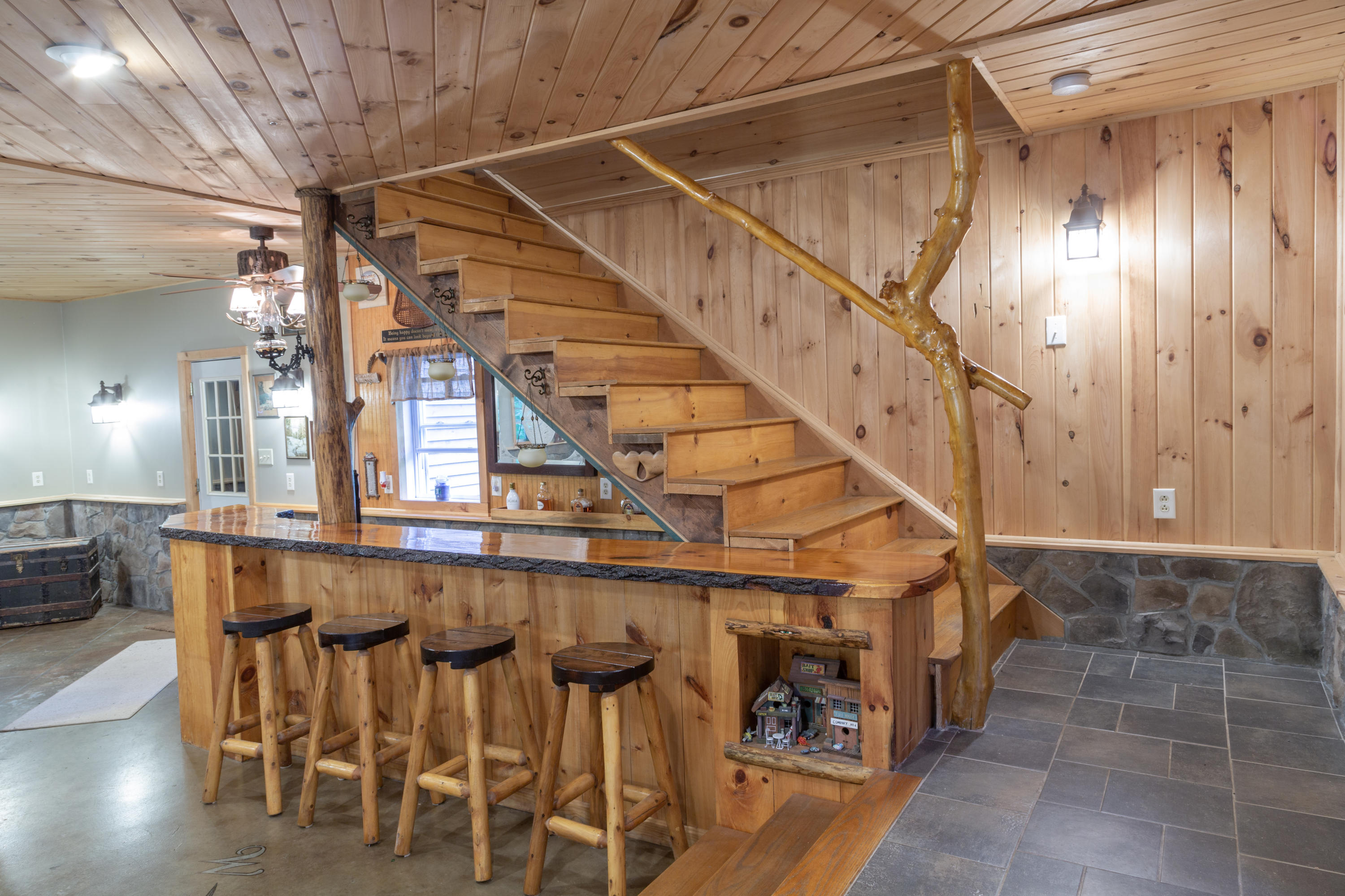 22 Moran Road Bridgton, ME 04009 - Photo 12 of 50 Live-edge Bar