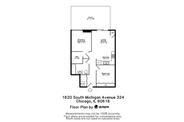 $2,150 | 1620 South Michigan Avenue, Unit 324, Chicago, IL 60616