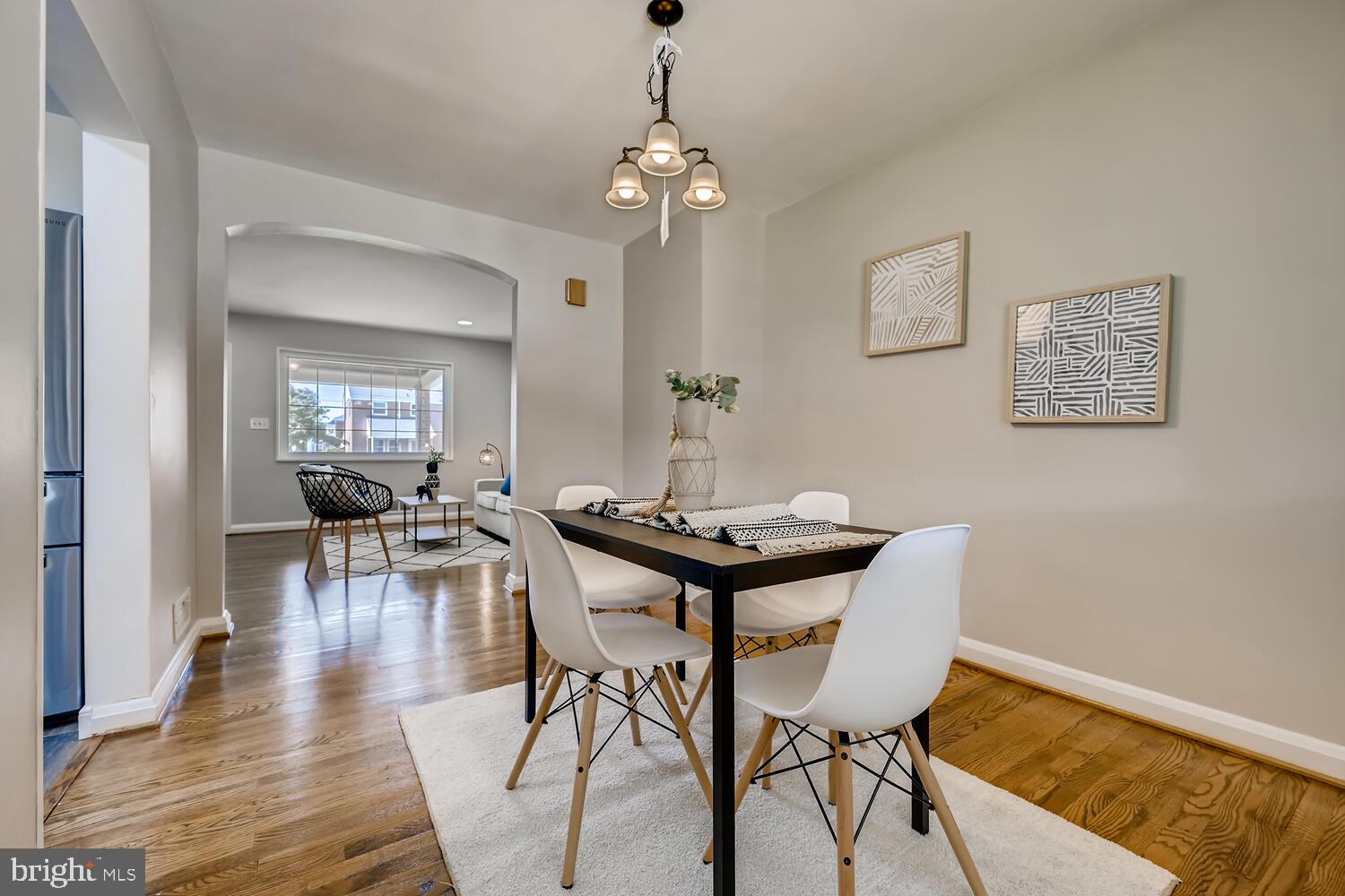2720 Moorgate Road Baltimore, MD 21222 - Photo 10 of 28 a view of a dining room with furniture and wooden floor