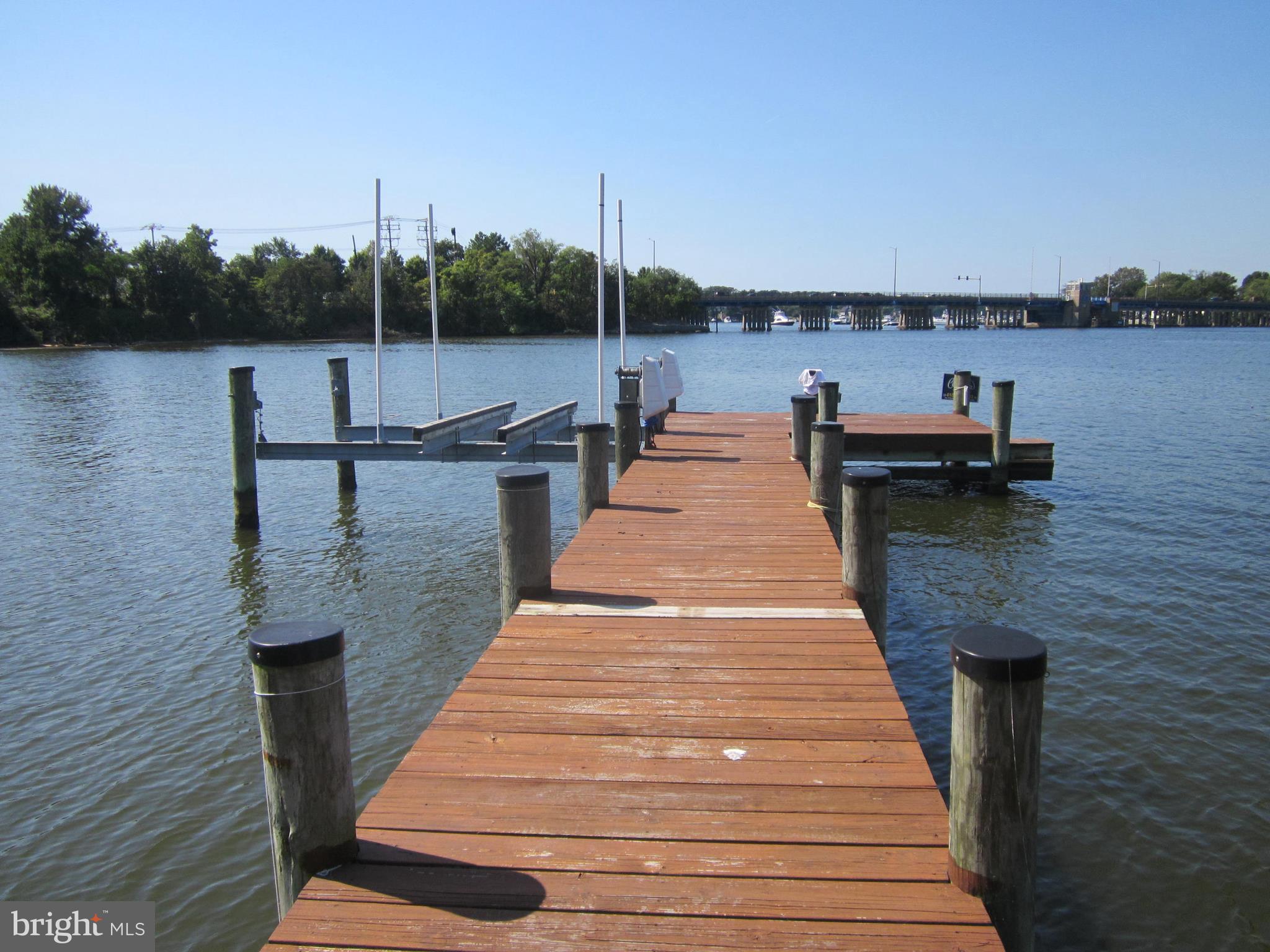 8418 Park Road Pasadena, MD 21122 - Photo 7 of 30 View of Pier and Boatlift