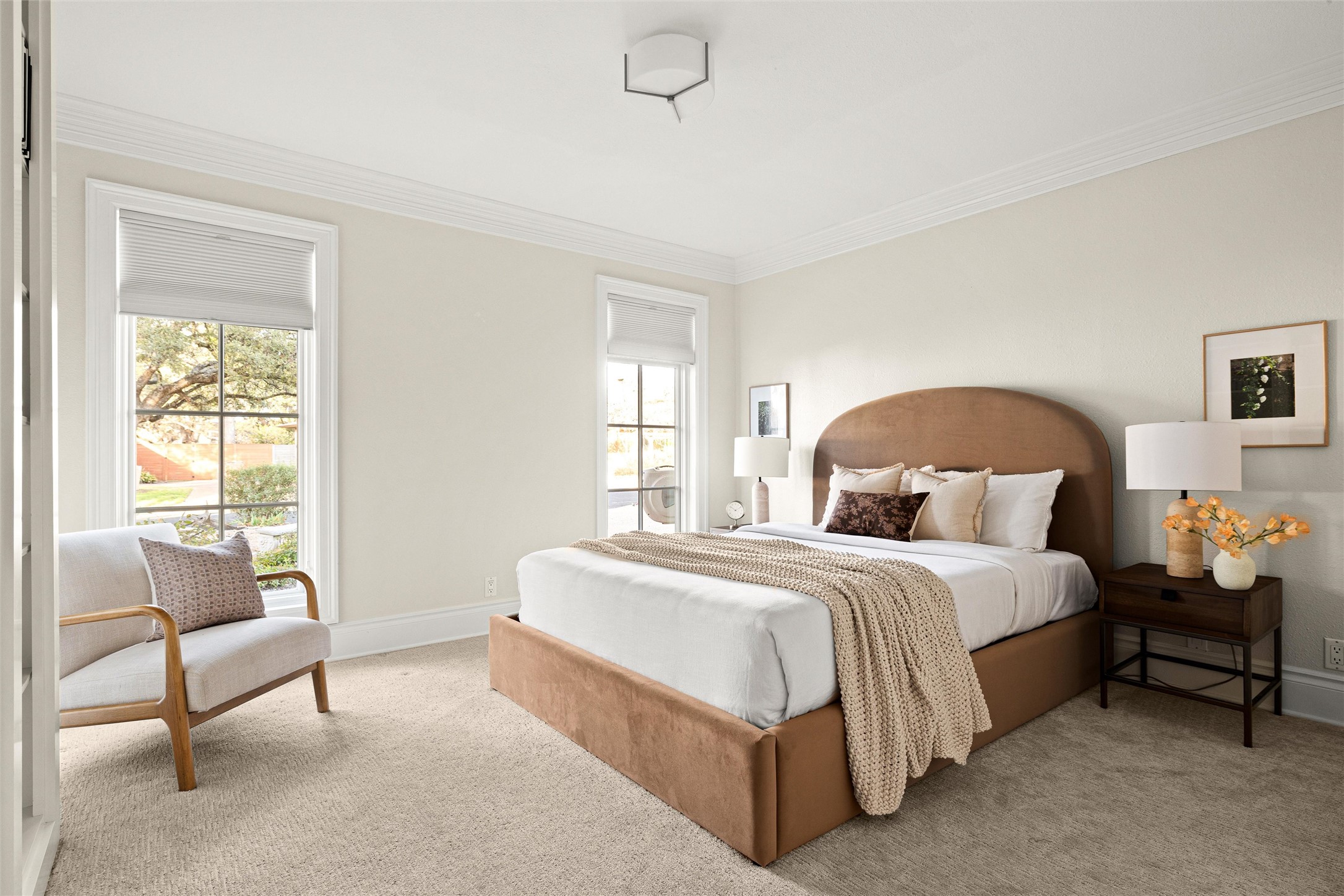 5301 Valburn Circle Austin, TX 78731 - Photo 12 of 39 a bedroom with a bed chair and a window