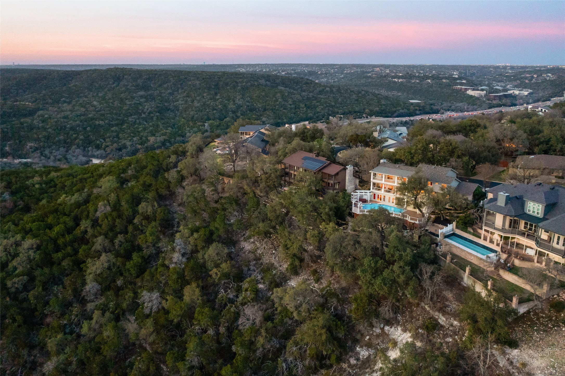 5301 Valburn Circle Austin, TX 78731 - Photo 37 of 39 a view of a city with mountains in the background