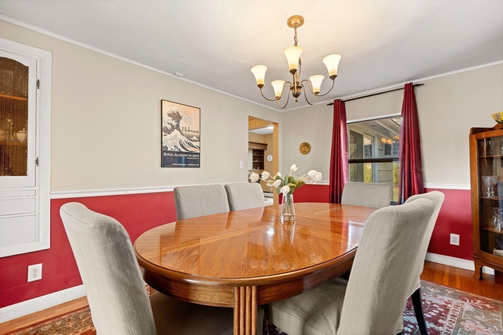 42 Stanley Road Newton, MA 02468 - Photo 13 of 29 a view of a dining room with furniture
