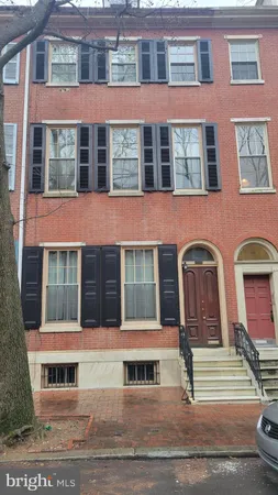 a front view of multiple houses