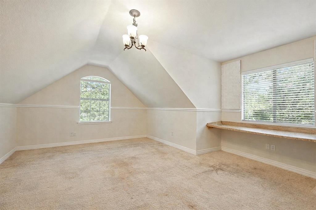 7320 Sandy Lake Road Quinlan, TX 75474 - Photo 30 of 38 4th Bedroom upstairs with full bath. Could also be a gameroom