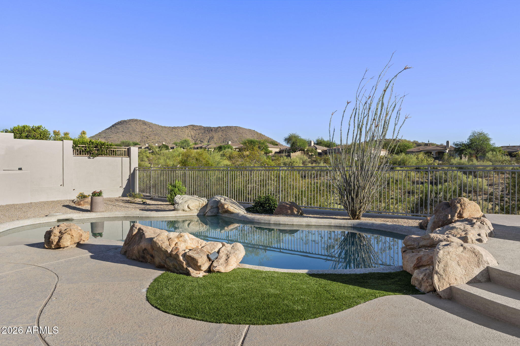 11221 East Greenway Road Scottsdale, AZ 85255 - Photo 25 of 37 Pebbletec pool
