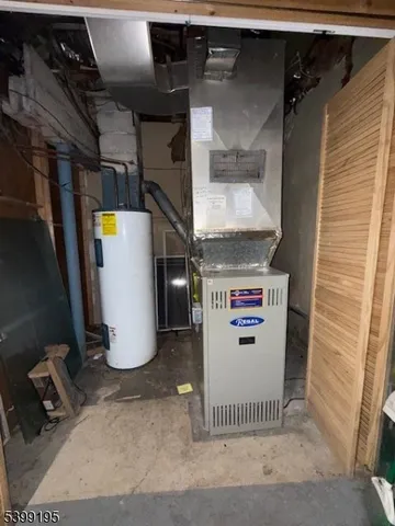 a view of storage and utility room