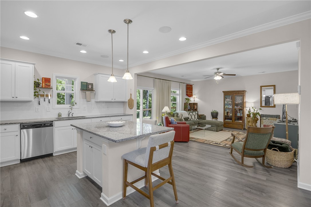 430 Johnson Road Central, SC 29630 - Photo 36 of 36 Seamlessly connecting the kitchen and living areas, this open floorplan is ideal for effortless entertaining.